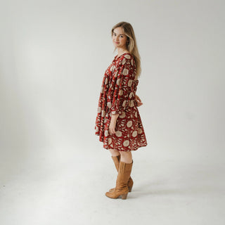 Pokoloko Mira Mini Dress | Red, Blue, Black