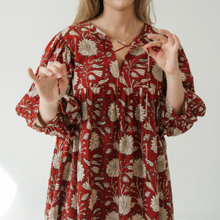Pokoloko Mira Mini Dress | Red, Blue, Black
