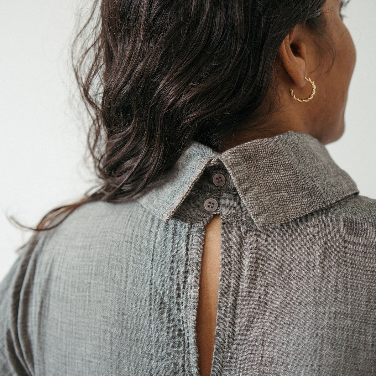 Pokoloko City Collection High Neck Blouse | Grey