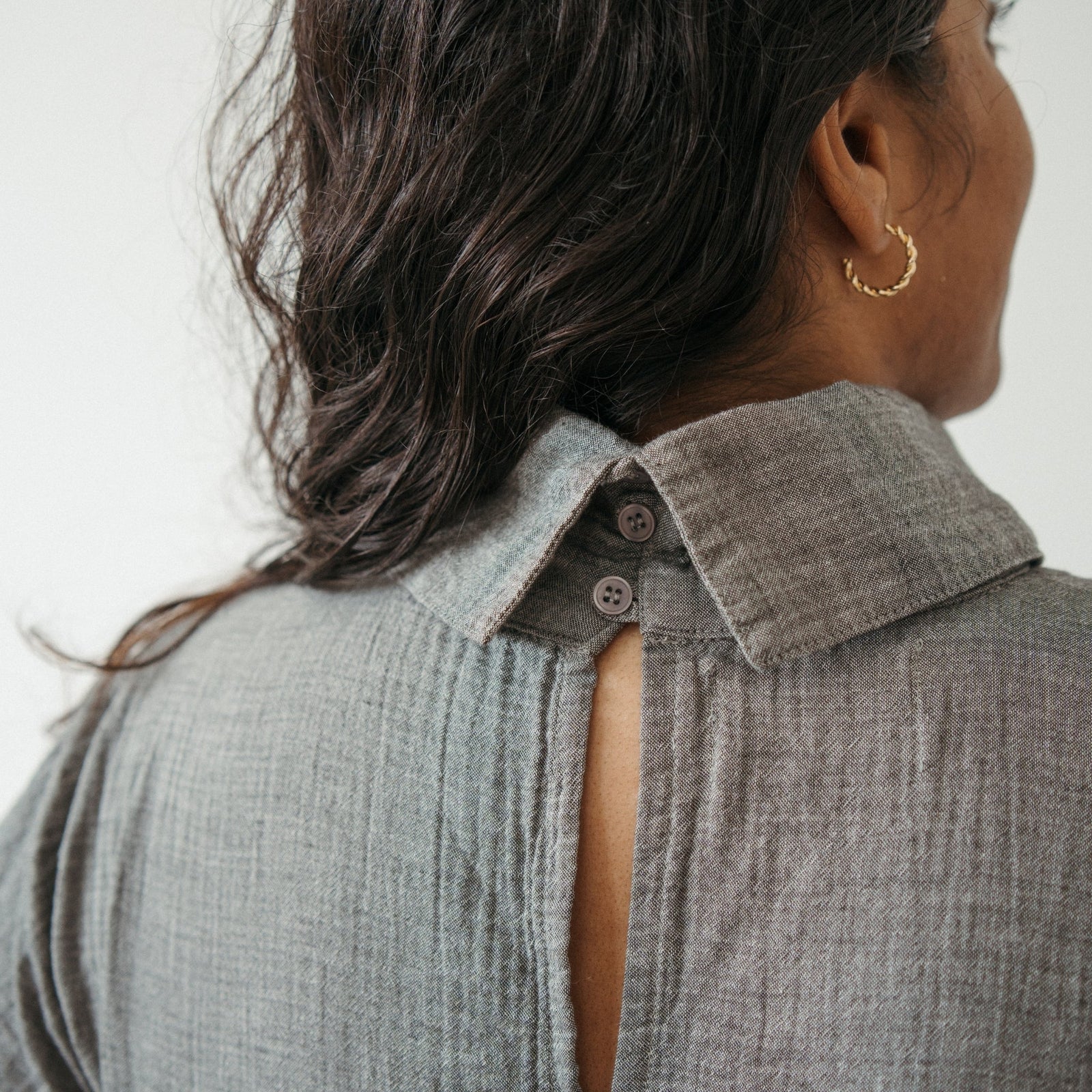 Pokoloko City Collection High Neck Blouse | Grey