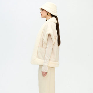 Pokoloko Herringbone Sherpa Vest