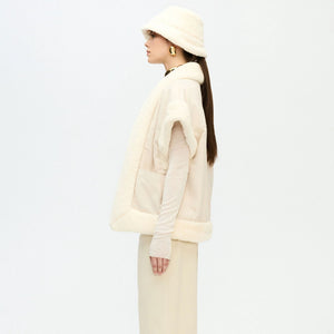 Pokoloko Herringbone Sherpa Vest