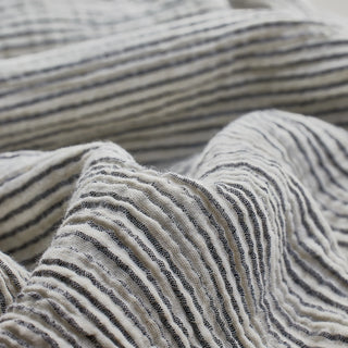Pokoloko Striped Crinkle Cotton Crop Top | Stripe