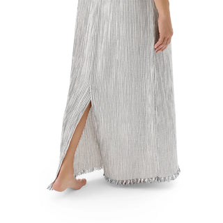 Pokoloko Crinkle Cotton Strappy Dress | Stripe