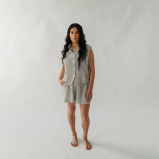 Pokoloko Stripe Crinkle Shorts