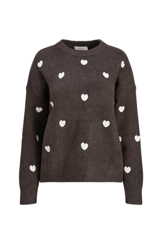 Astrid Myles Knit Sweater | Brown