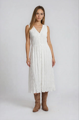 Priv Pascale Silky Dress | White