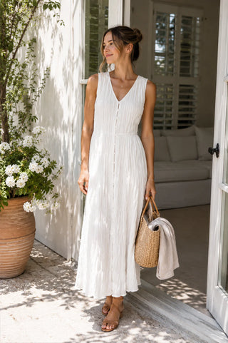 Priv Pascale Silky Dress | White