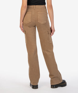 Kut Miller High Rise Wide Leg Cargo | Camel