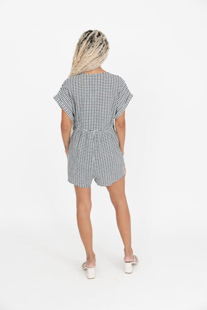 Smash & Tess Valentina Shorty Romper | Gingham