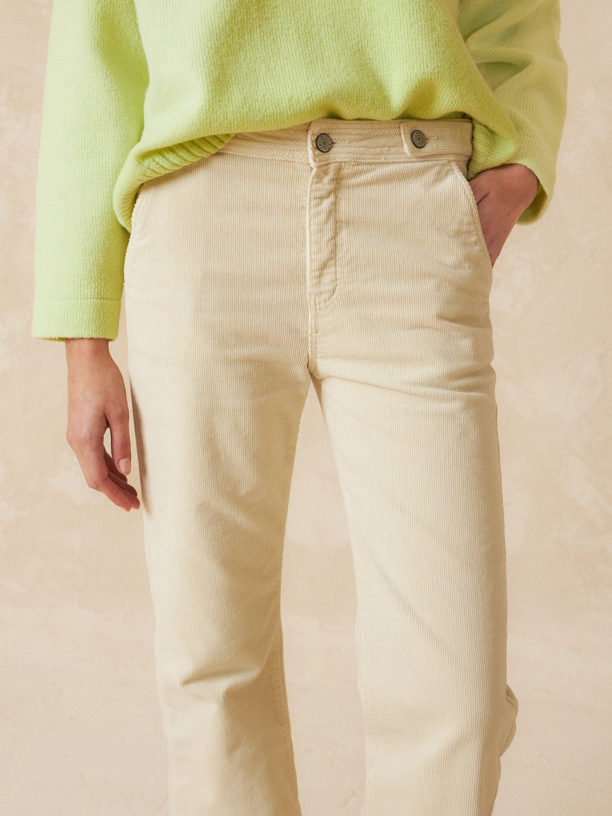 Indi & Cold Trousers | Acero + Crudo