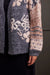 Tribal Double Knit Jacquard Cardigan | Grey