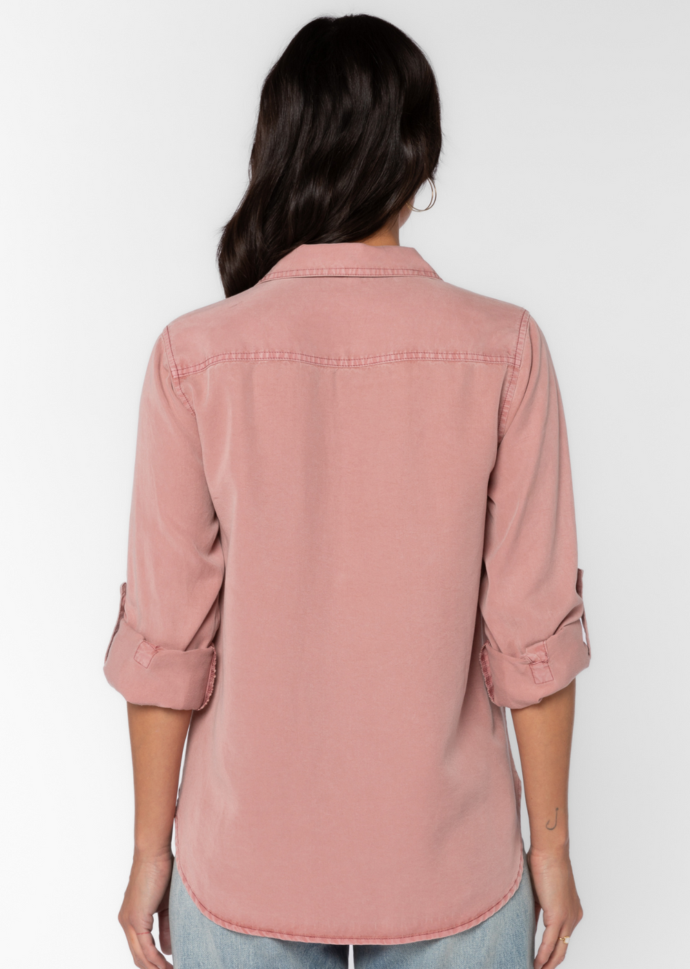 Velvet Heart Talma Button Down Shirt | Mauve