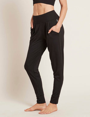 Boody Downtime Slim Leg Lounge Pant | Black