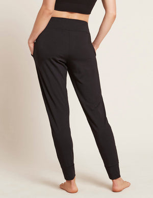 Boody Downtime Slim Leg Lounge Pant | Black