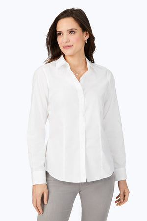 Foxcroft Dianna Blouse | White