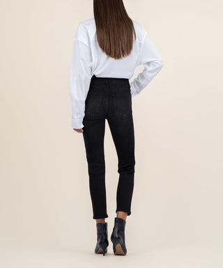 Rachael High Rise Fab Ab Mom Reg | Black