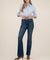 Stella High Rise Fab Flare with Raw Hem | Denim