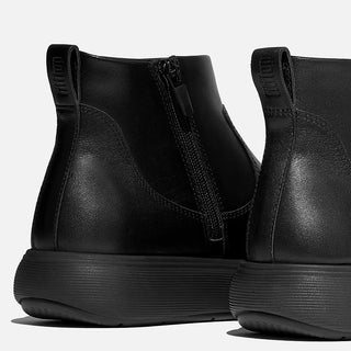 Fit Flop IQ Comff Leather Zip Ankle Boot | Black