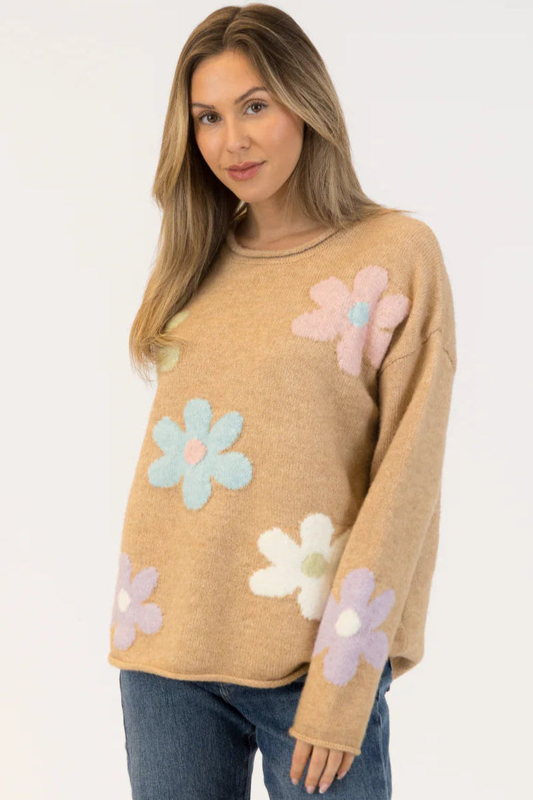 Lyla & Lux Jody Pullover | Camel