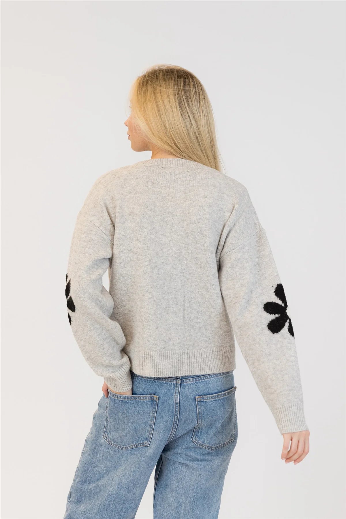 Lyla & Lux Jorgie Cardigan | Light Grey