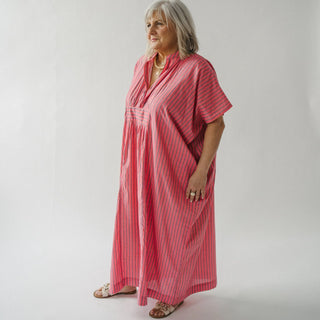 Pokoloko Sol Kaftan | Ginger + Turquoise