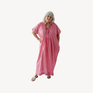 Pokoloko Sol Kaftan | Ginger + Turquoise