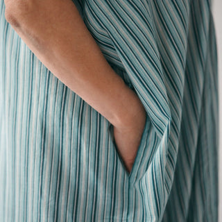 Pokoloko Sol Kaftan | Ginger + Turquoise