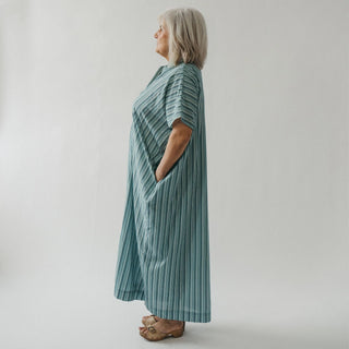 Pokoloko Sol Kaftan | Ginger + Turquoise