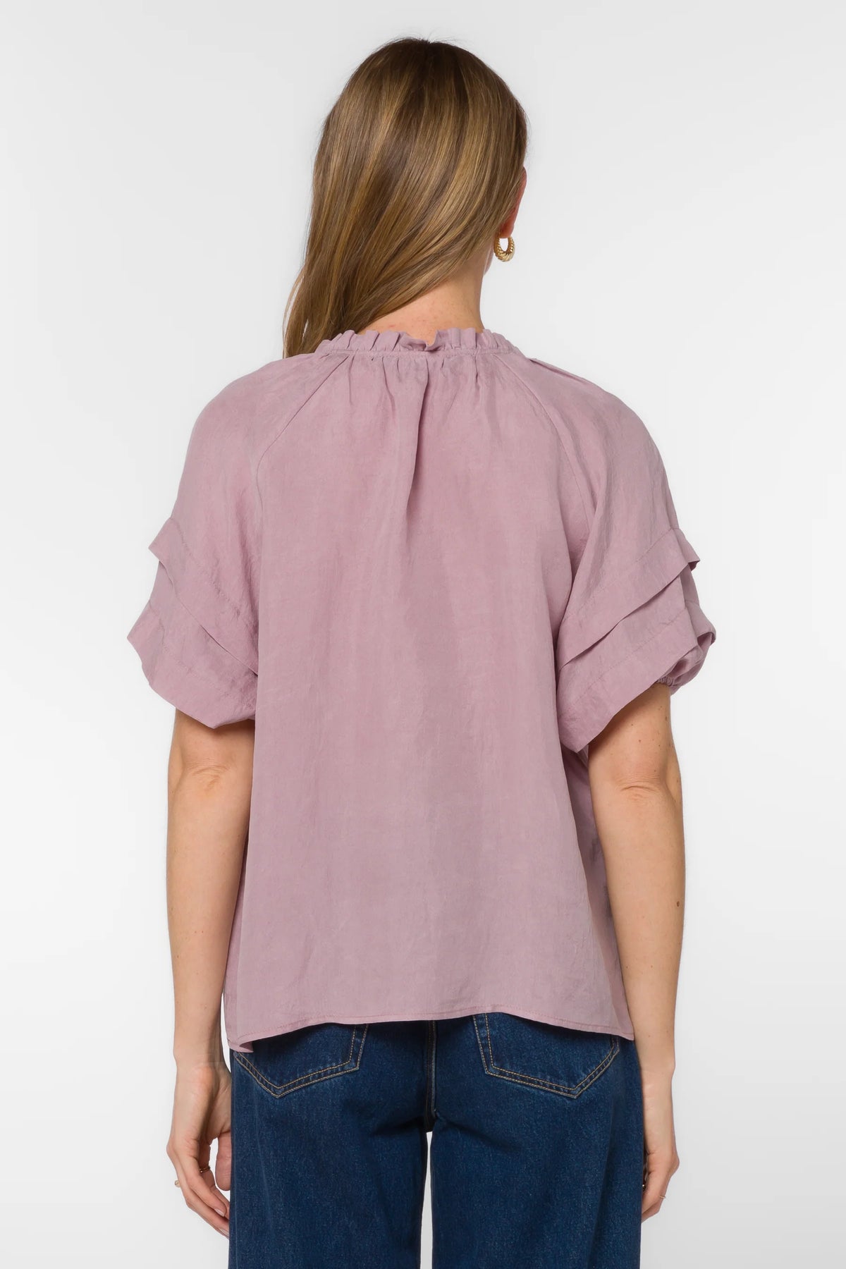 Velvet Heart Kenna Top | Dusty Rose & Ivory
