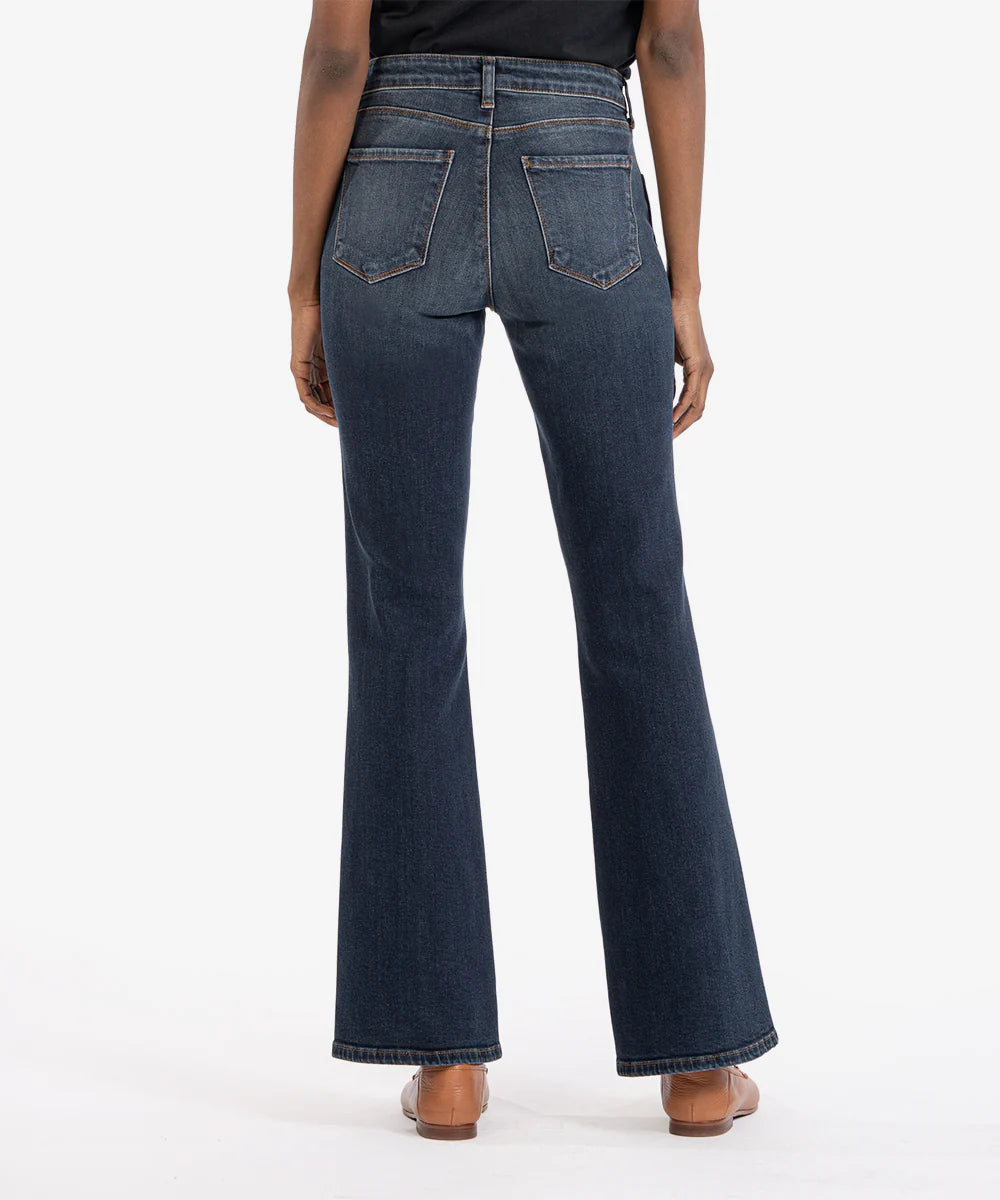 Kut Denim Ana High Rise Flare Jeans | Neutral Wash