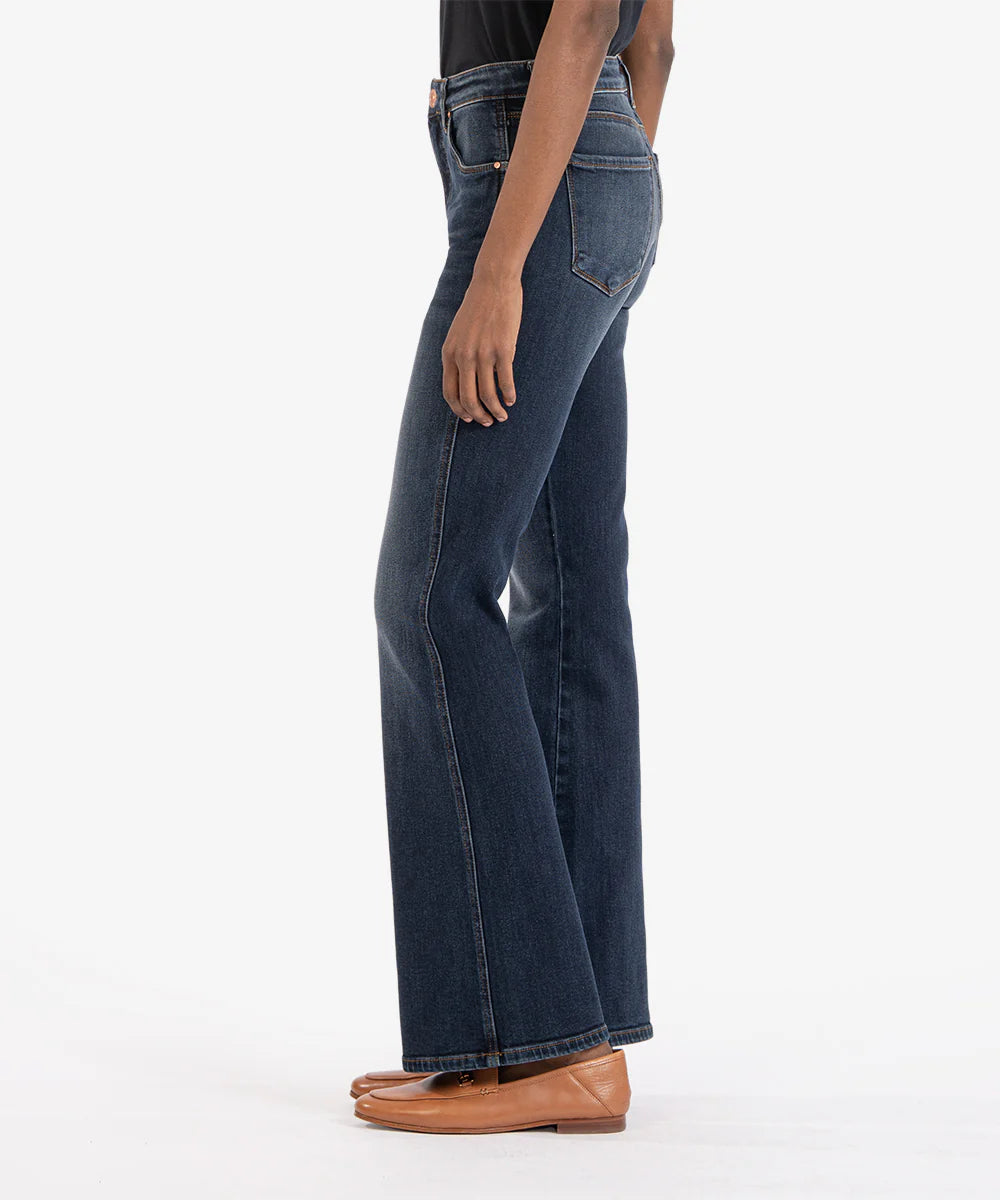 Kut Denim Ana High Rise Flare Jeans | Neutral Wash