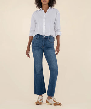 Kut From The Cloth Kelsey High Rise Fab Ab Ankle Flare 29" | Royal