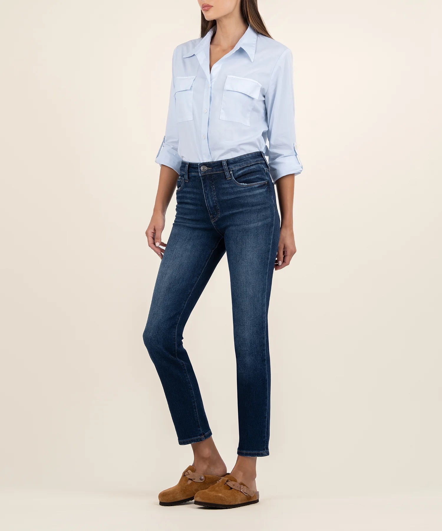 Reese Reese High Rise Ankle Straight Leg | Enchantment