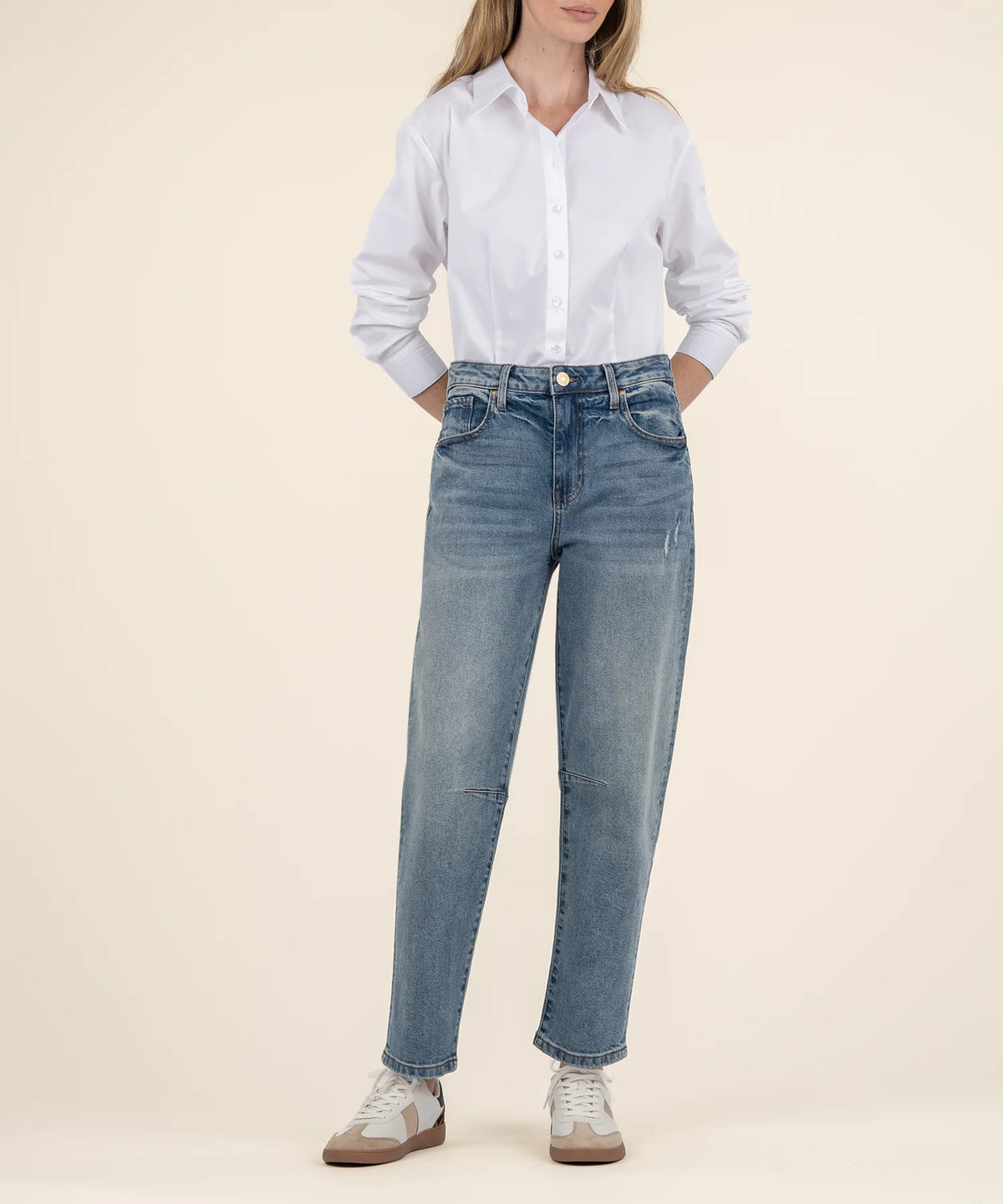 Kut From The Cloth Ashley High Rise Barrel Leg Jeans | Leadership