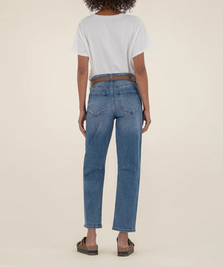 Kut From The Cloth Ashley High Rise Slouchy Barrel Straight Leg | Improving Wash