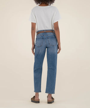 Kut From The Cloth Ashley High Rise Slouchy Barrel Straight Leg | Improving Wash