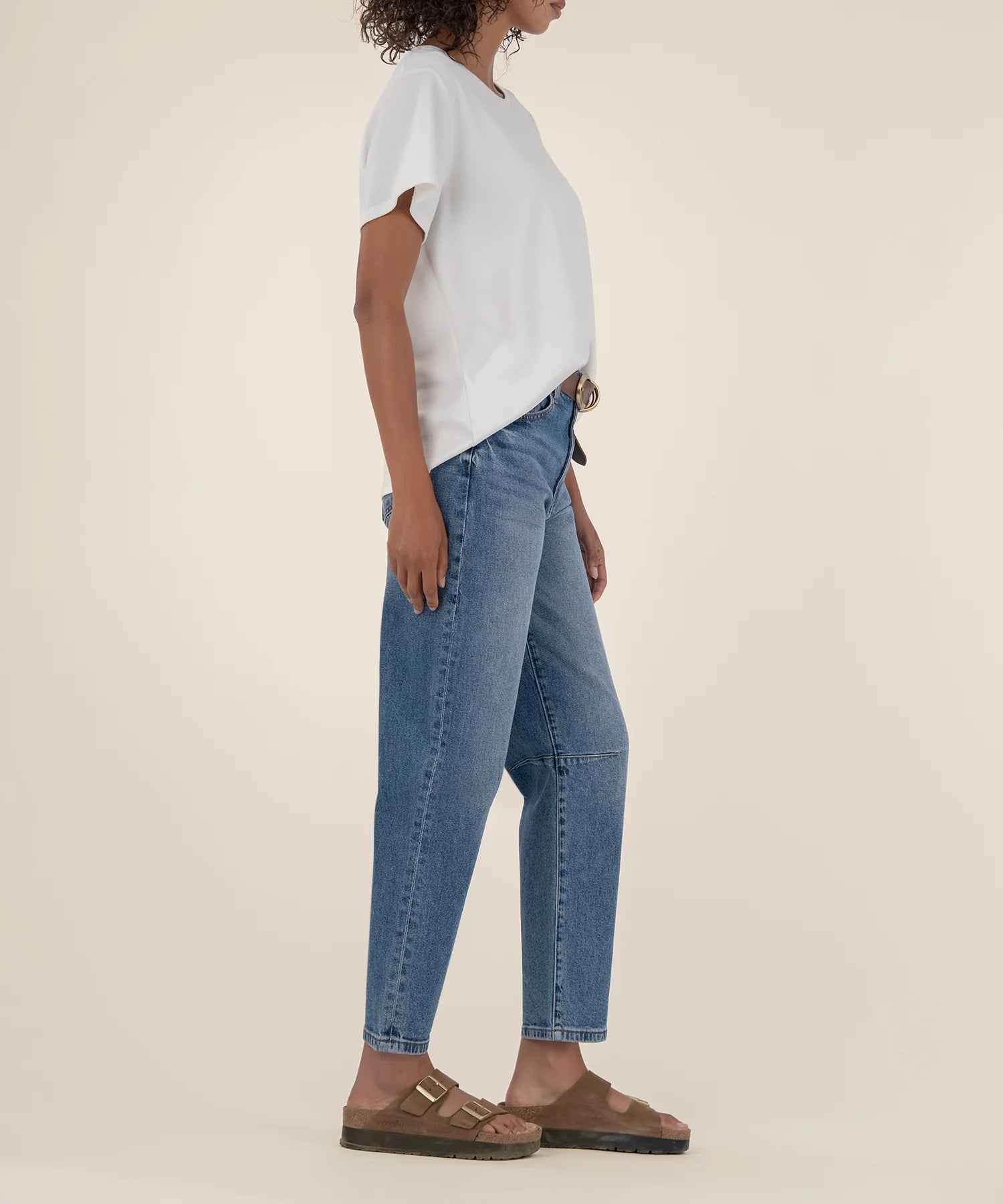 Kut From The Cloth Ashley High Rise Slouchy Barrel Straight Leg | Improving Wash