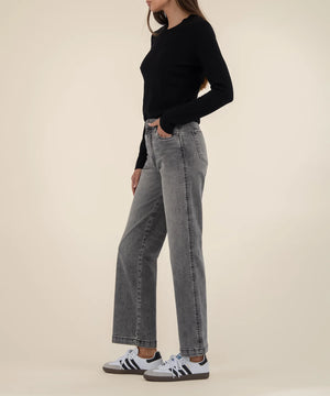 Kut From The Cloth Denim Pattie High Rise Straight Leg Jeans | Acquainted Wash