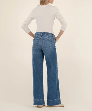 Kut From The Cloth Denim Maya High Rise Wide Leg Jeans | Amuse Wash