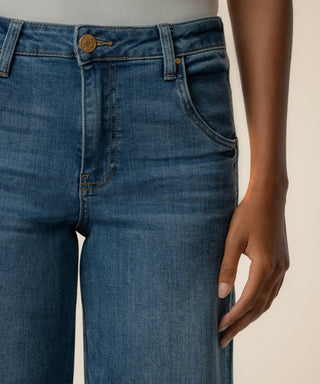Kut From The Cloth Denim High Rise Wide Straight Leg Jeans | Incandescent Wash