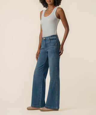 Kut From The Cloth Denim High Rise Wide Straight Leg Jeans | Incandescent Wash