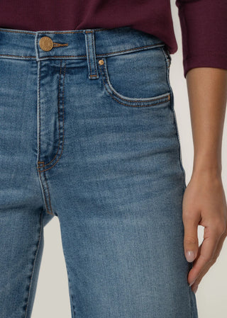 Kut From The Cloth Denim Avery High Rise Straight Leg Jeans | Building Wash