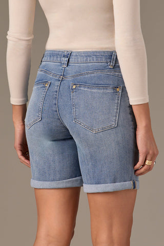 Wit & Wisdom Cuffed Shorts | Light Blue