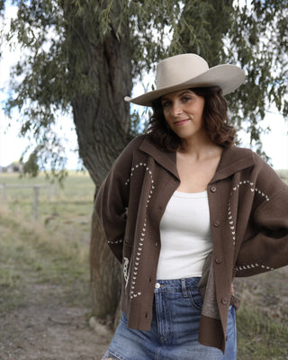 Smash & Tess Laurel Horseshoe Jacket | Chocolate