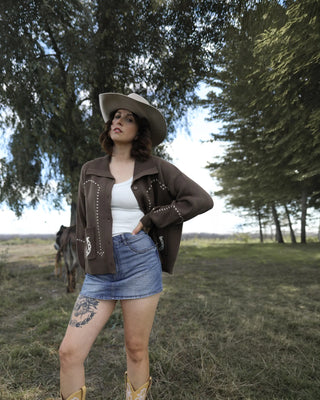 Smash & Tess Laurel Horseshoe Jacket | Chocolate