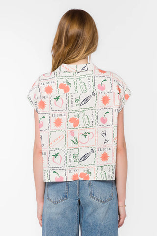 Velvet Heart Linnea Linen Top
