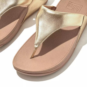 Fit Flop Lulu Adjustable Leather Toe-Post Sandal