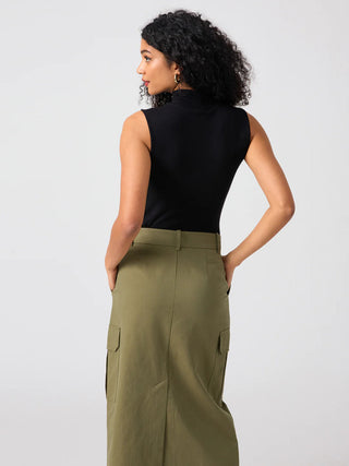 Sanctuary Essential Sleeveless Mock Neck Tank | Black