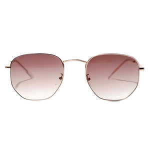 Shady Lady Hex ll Sunglasses | Brown Fade